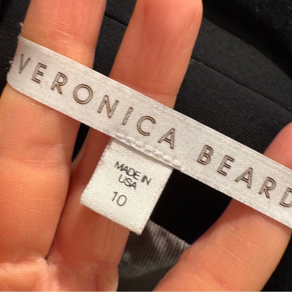 Veronica Beard Black and Green Dickey Blazer Jacket - Size 10 - Picture 16 of 16